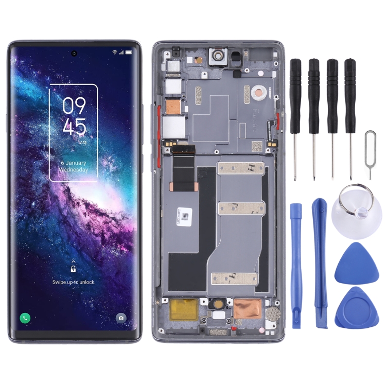 

Original LCD Screen for TCL 20 Pro 5G T810H Digitizer Full Assembly with Frame (Black)