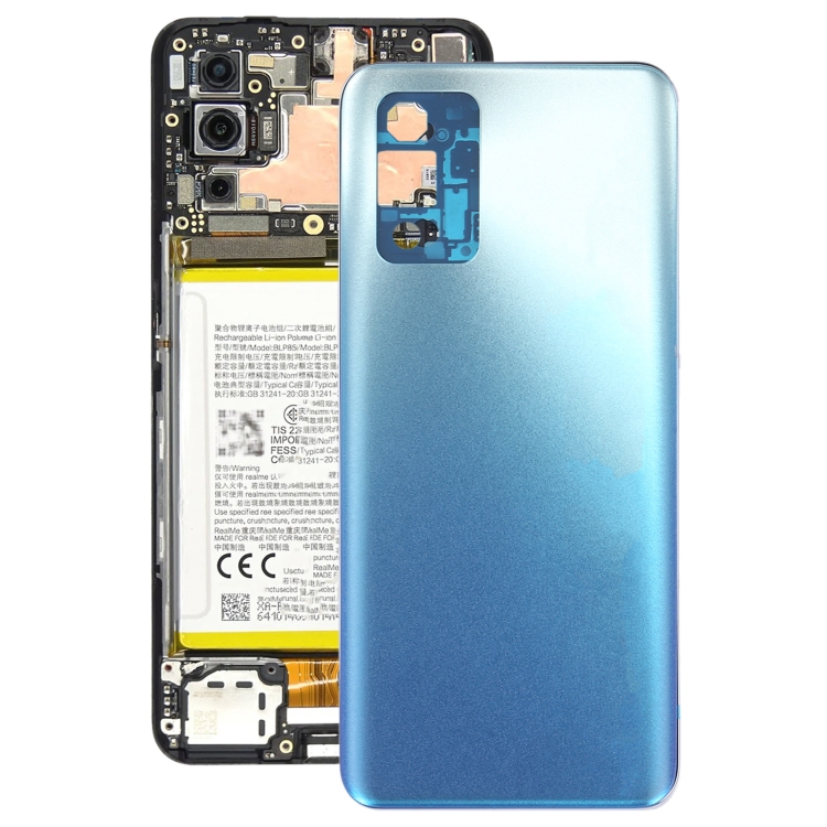 

For OPPO Realme Q3 Pro 5G / Realme Q3 Pro Carnival Original Battery Back Cover + Middle Frame (Blue)