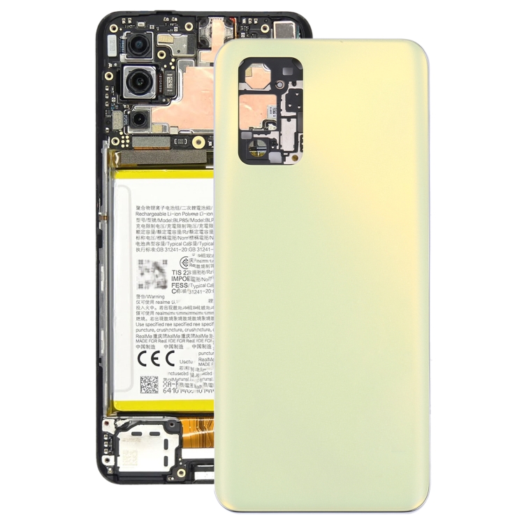 

Original Battery Back Cover + Middle Frame for OPPO Realme Q3 Pro 5G / Realme Q3 Pro Carnival(Yellow)