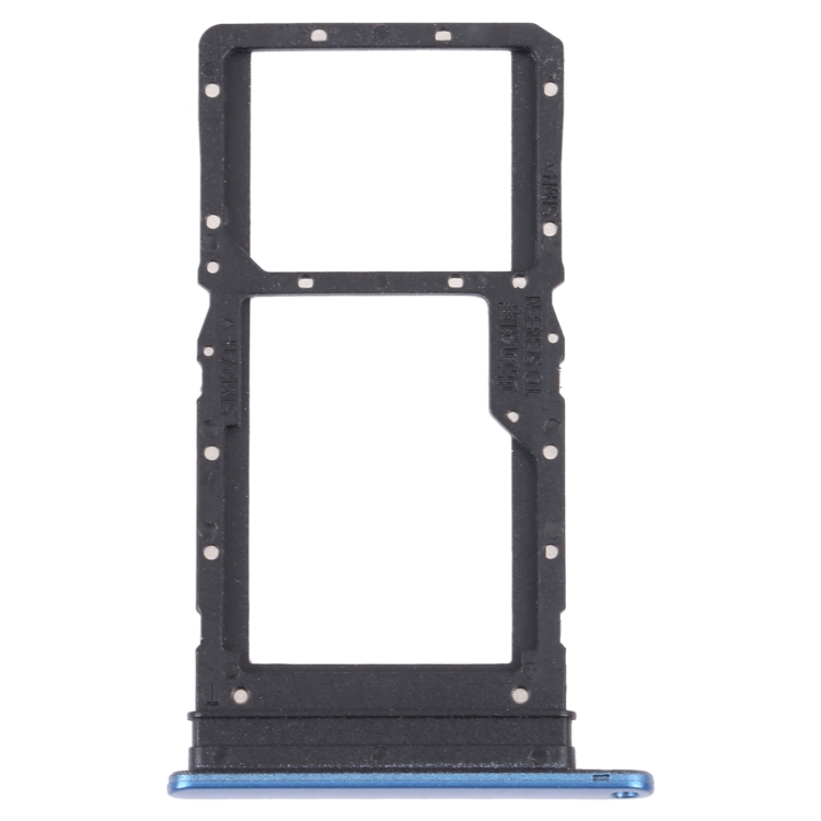 

SIM Card Tray + SIM Card Tray / Micro SD Card Tray for Honor Play 30 Plus(Blue)