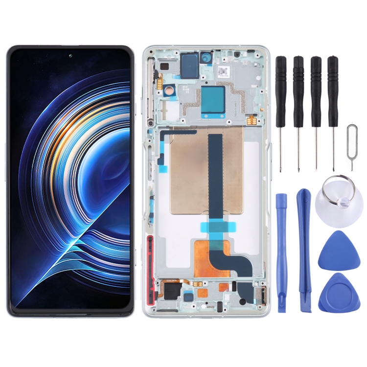 

Original LCD Screen for Xiaomi Redmi K50 Gaming Digitizer Full Assembly with Frame(Green)