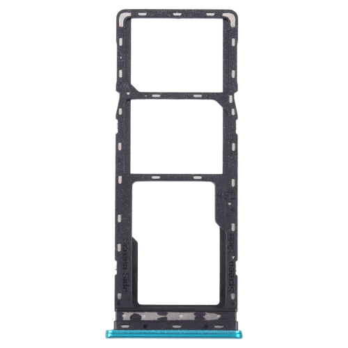 

For Infinix Note 7 Lite X656 SIM Card Tray + SIM Card Tray + Micro SD Card Tray (Green)