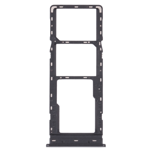 

For Tecno Pova LD7 SIM Card Tray + SIM Card Tray + Micro SD Card Tray (Black)