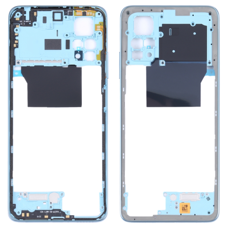 

Original Middle Frame Bezel Plate for Xiaomi Redmi Note 11 Pro 4G 2201116TG 2201116TI(Baby Blue)