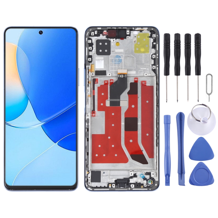 

Original LCD Screen for Huawei Nova 9 SE Digitizer Full Assembly with Frame(Purple)