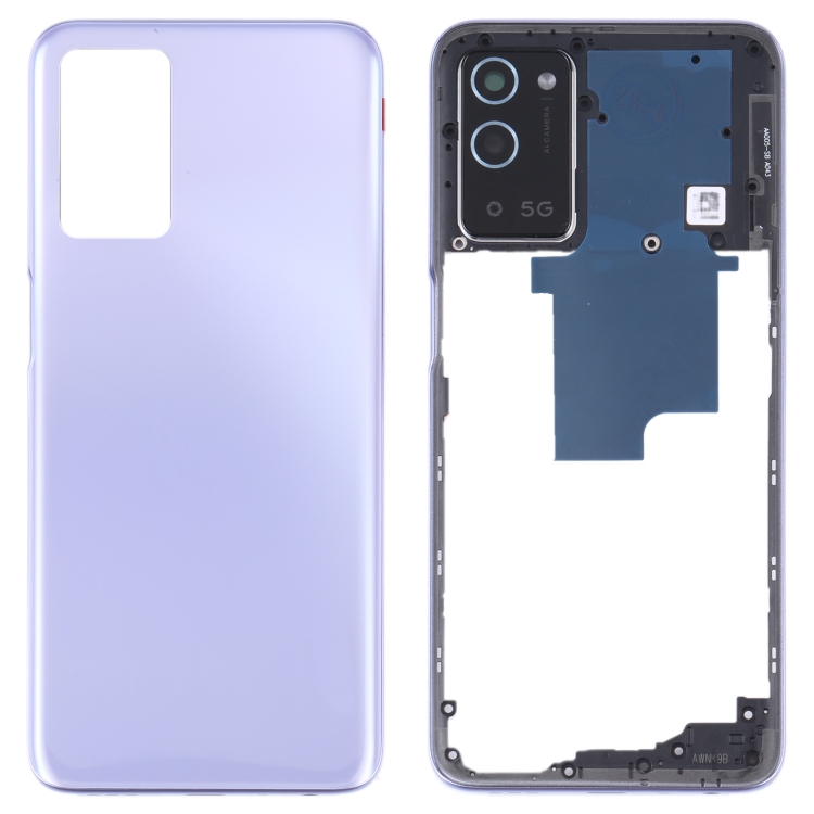 

For OPPO A56 5G Battery Back Cover with Middle Frame (Purple)