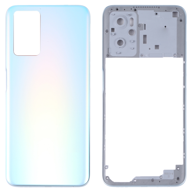 

For OPPO A36/A76 Battery Back Cover with Middle Frame (Blue)