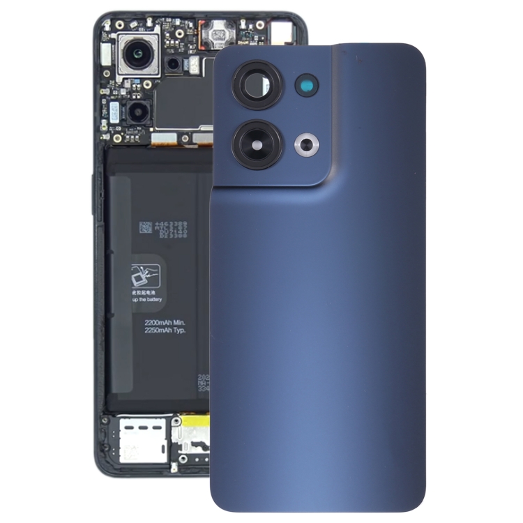 

For OPPO Reno8 Original Battery Back Cover with Camera Lens Cover(Black)