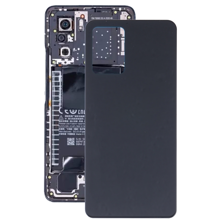 

Glass Battery Back Cover for Xiaomi Redmi K40s(Black)