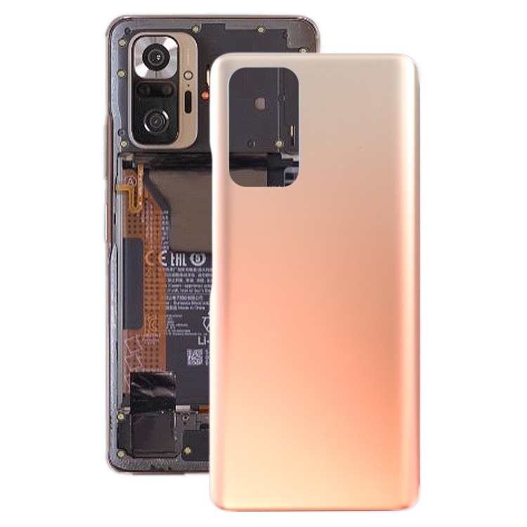 

Glass Battery Back Cover for Xiaomi Redmi Note 10 Pro/Redmi Note 10 Pro Max/Redmi Note 10 Pro India(Gold)