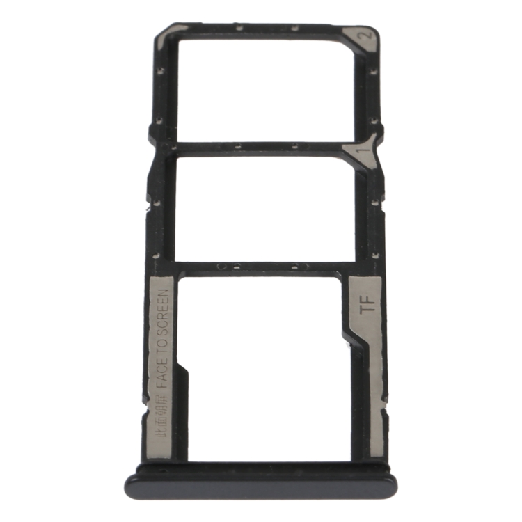 

SIM Card Tray + SIM Card Tray + Micro SD Card Tray For Xiaomi Redmi Note 11S 5G (Black)