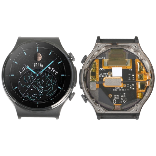 

Original Sapphire Material LCD Screen and Digitizer Full Assembly With Frame for Huawei Watch GT 2 Pro ECG Edition