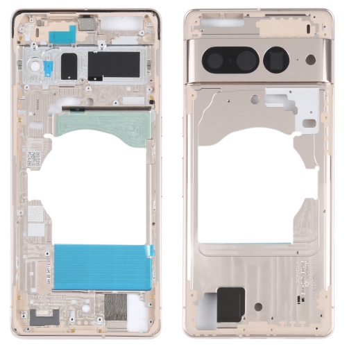 

For Google Pixel 7 Front Housing LCD Frame Bezel Plate(Gold)