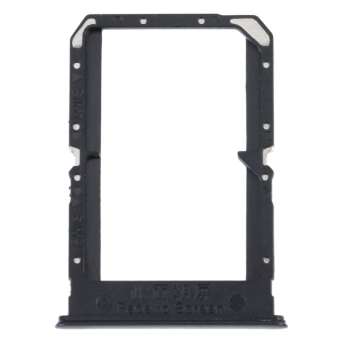 

For OPPO Reno5 4G SIM Card Tray + SIM Card Tray(Black)