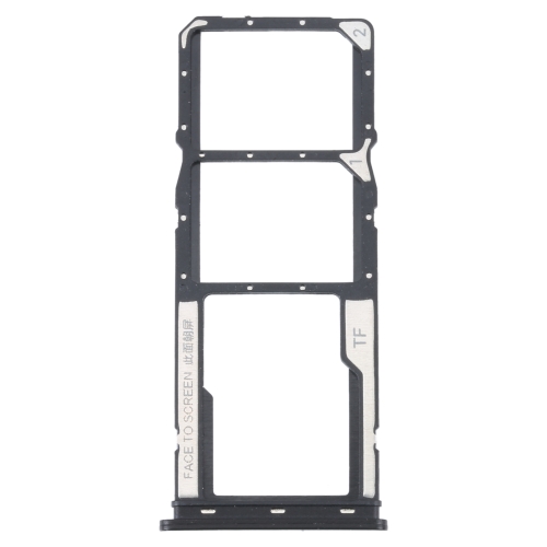 

For Xiaomi Redmi A1 2022 / Redmi A1+ SIM Card Tray + SIM Card Tray + Micro SD Card Tray (Black)