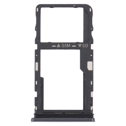 

For TCL 30 XE 5G T767W Original SIM Card Tray + Micro SD Card Tray(Black)