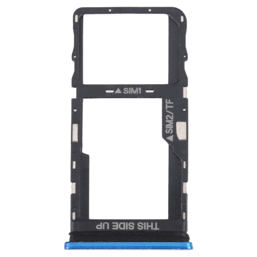 

For TCL 20 5G Original SIM Card Tray + SIM / Micro SD Card Tray(Blue)