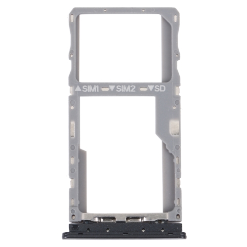 

For TCL 20 SE Original SIM Card Tray + SIM / Micro SD Card Tray (Black)