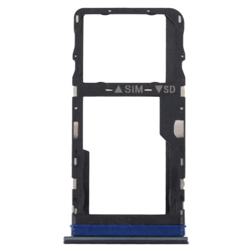 

For TCL 30 / 30+ / 30 5G Original SIM Card Tray + Micro SD Card Tray(Black)