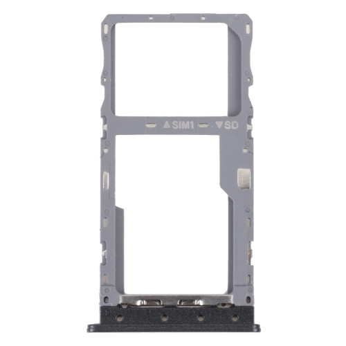 

For T-Mobile REVVL 4 4G Original SIM Card Tray + Micro SD Card Tray (Black)