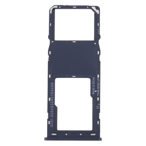 

For Alcatel 1V 2021 Original SIM Card Tray + Micro SD Card Tray(Blue)