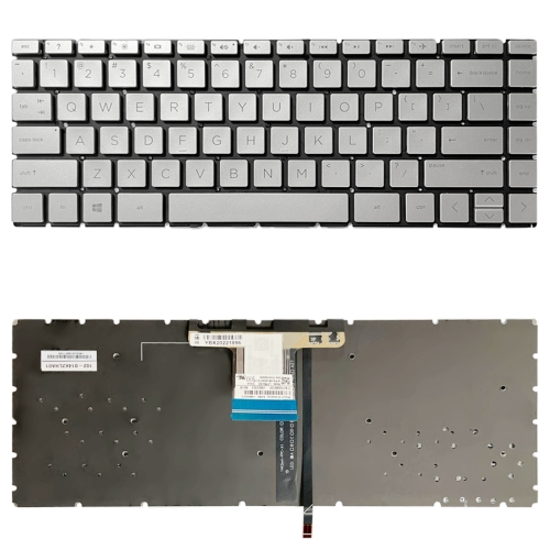 

US Version Keyboard with Backlight For HP Pavilion x360 14-CE 14-DH 14-cd 14m-cd 14t-cd 14-CE000 L47854-171 (Silver)