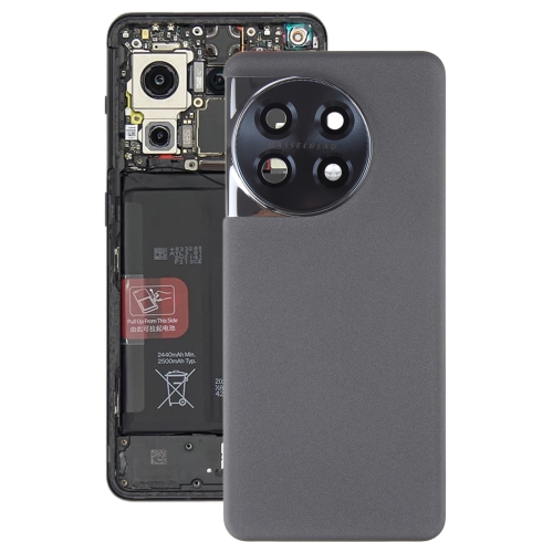 For OnePlus 11 PBH110 Original Battery Back Cover with Camera Lens Cover(Black) for oppo reno10 pro global original battery back cover with camera lens cover grey
