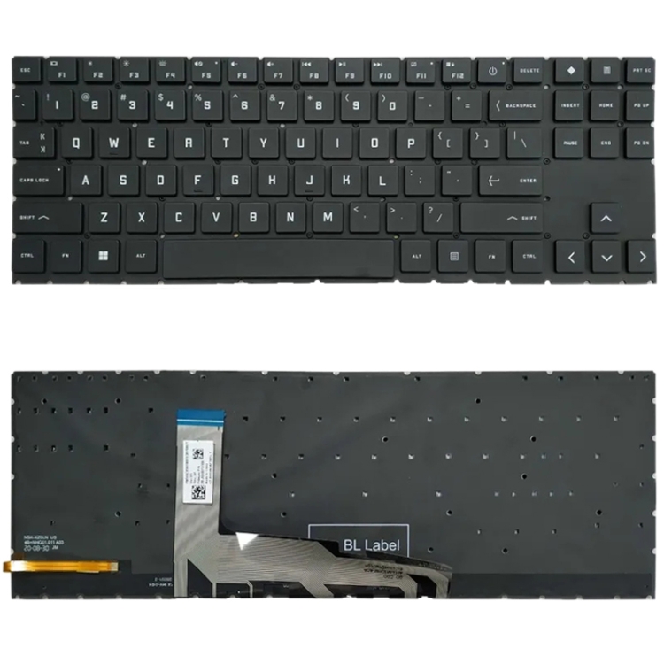

For HP Omen 15-EK 15-EK0019NR 15-EN 15-EN0013DX TPN-Q236 Laptop Keyboard (White)