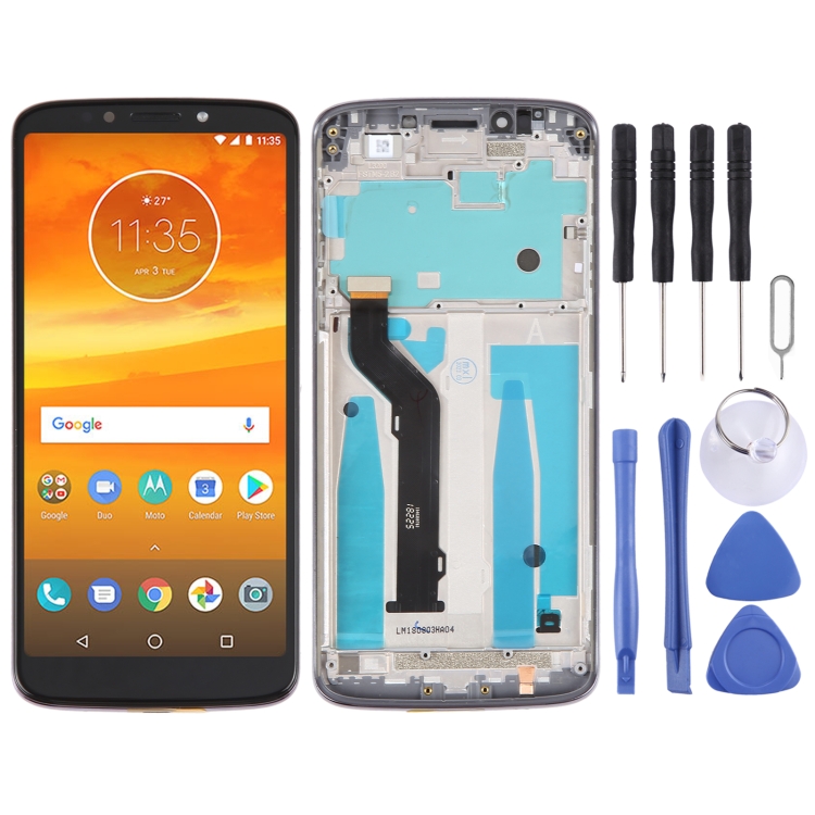 

Original LCD Screen For Motorola Moto E5 Plus BRA Edition Digitizer Full Assembly With Frame(Purple)