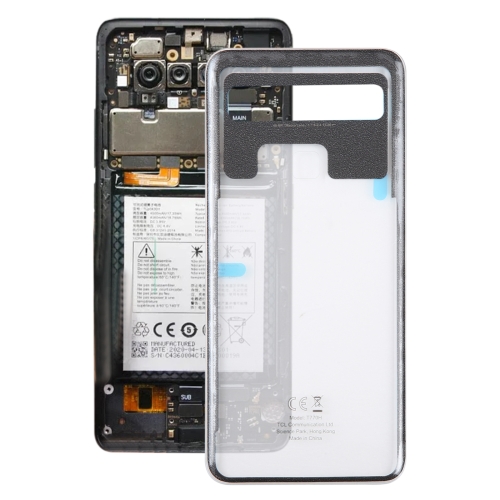 

For TCL 10L T770H OEM Glass Battery Back Cover(Transparent)