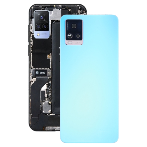 

For vivo V20 Original Battery Back Cover with Camera Lens Cover(Pink Blue)