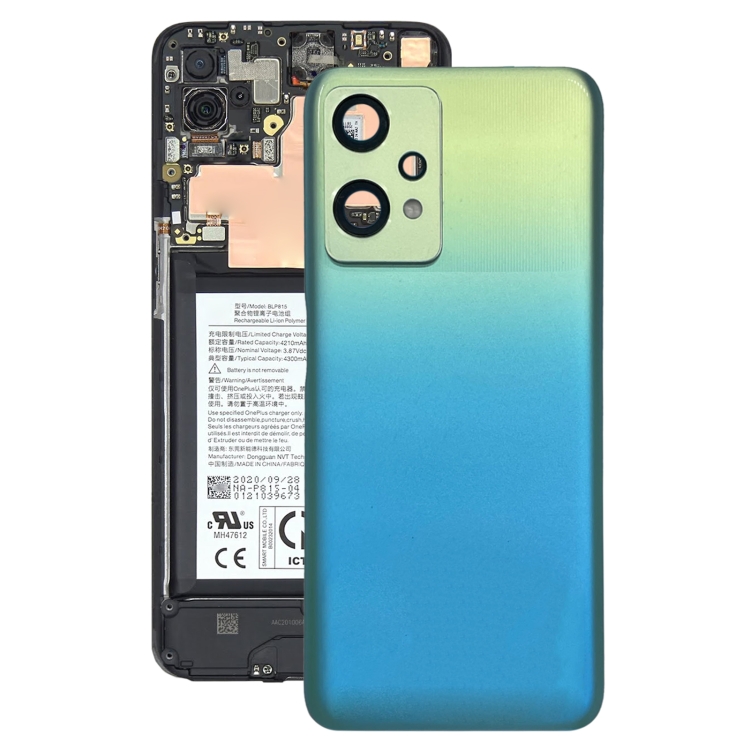 

For OnePlus Nord CE 2 Lite 5G Original Battery Back Cover with Camera Lens Cover(Blue)
