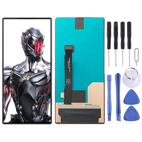 AMOLED Material LCD Screen for ZTE Nubia Red Magic 8 Pro NX729J With Digitizer Full Assembly(Black) sl101dh177fpc v1 new 10 1 inch lcd screen within 40 pin hd display sl101dh177fpc v1 resolution 1024 x600 free shipping