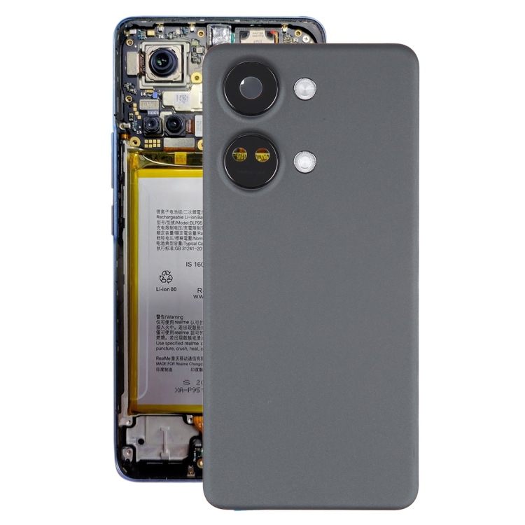 

For OnePlus Ace 2V Original Battery Back Cover with Camera Lens Cover(Black)