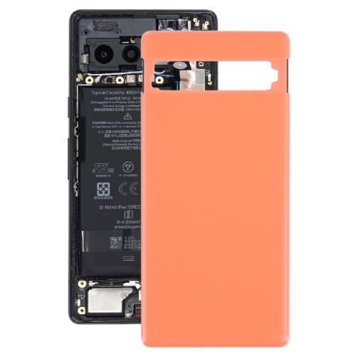 

For Google Pixel 7a Original Battery Back Cover(Orange)