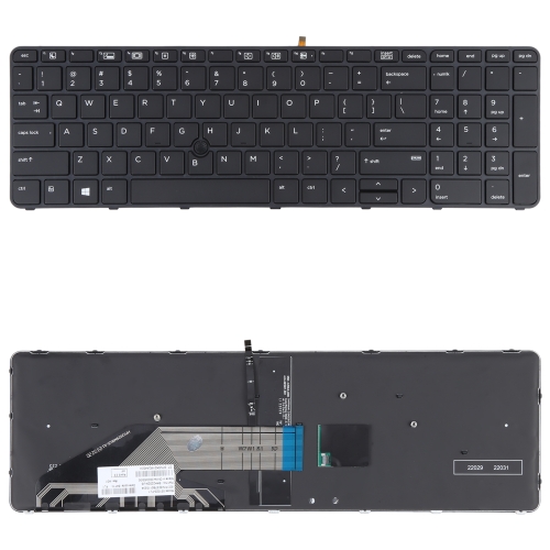 

For HP Probook 650 G2 G3 655 G3 450 G3 841137-001 US Version Keyboard with Backlight and Pointing