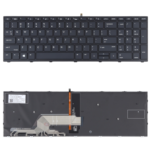 

For HP Probook 450 G5 455 G5 470 G5 650 G4 650 G5 US Version Keyboard with Backlight (Black)