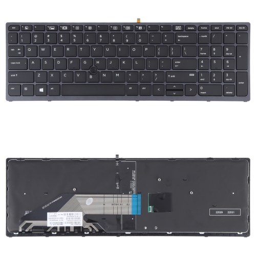 

For HP ZBOOK 15 G3 17 G3 US Version Keyboard with Backlight and Pointing