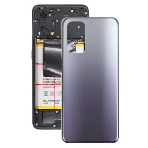 For OPPO A54 5G / A74 5G Battery Back Cover(Black) for oneplus 7 pro original battery back cover grey