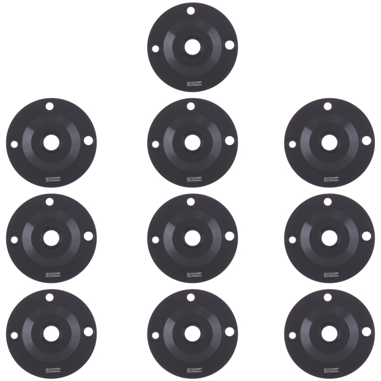 

10 PCS Back Camera Lens for Realme 11 Pro+ (Black)