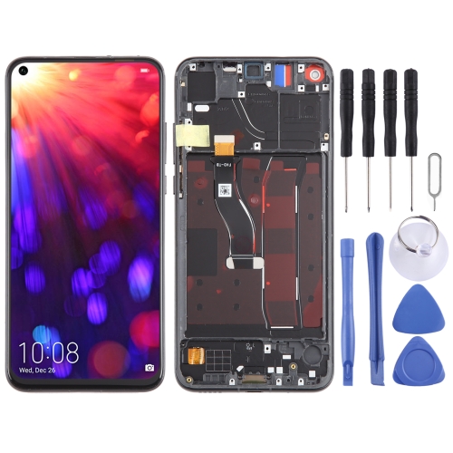 

For Honor View 20 Original LCD Screen Digitizer Full Assembly with Frame (Black)