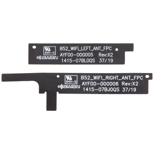 For Microsoft Surface Pro 7 1 Pair WIFI Signal Antenna Flex Cable Plastic Frame 2 row plastic bird
