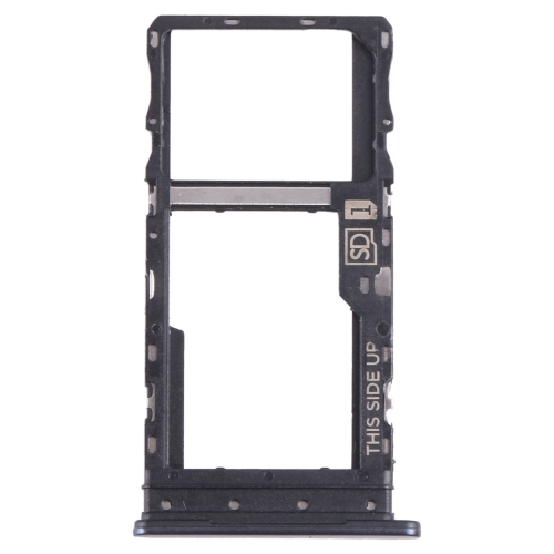 

For Motorola Moto G 2022 SIM Card Tray + Micro SD Card Tray (Black)