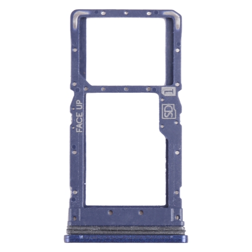 

For Motorola Moto G Stylus 2022 SIM Card Tray + Micro SD Card Tray (Blue)