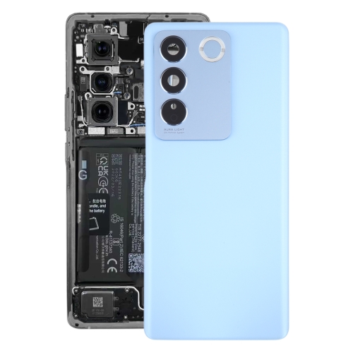 

For vivo V27 / V27 Pro Original Battery Back Cover with Camera Lens Cover(Blue)