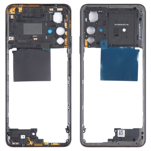 For Xiaomi Redmi Note 11S 5G Original Middle Frame Bezel Plate (Black) 10pc lot middle frame bezel assembly chassis housing mid frame housing replacement for iphone xs max