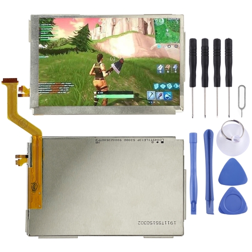 Upper LCD Screen Display Replacement for Nintendo NEW 3DS XL sl101dh177fpc v1 new 10 1 inch lcd screen within 40 pin hd display sl101dh177fpc v1 resolution 1024 x600 free shipping