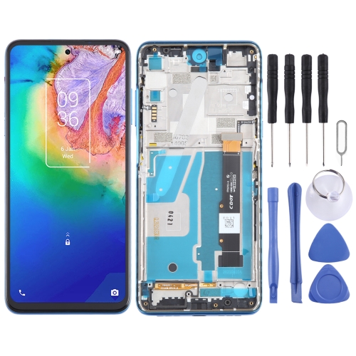 

For TCL 20 5G OEM LCD Screen Digitizer Full Assembly with Frame (Blue)