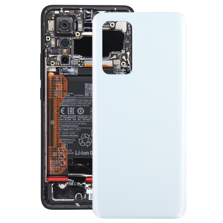 

For Xiaomi Poco F5 Pro OEM Glass Material Battery Back Cover(White)
