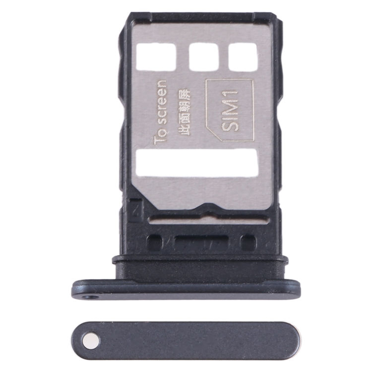 

For Honor 80 SIM + SIM Card Tray (Black)